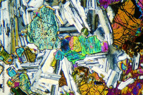 Micrograph of cabbro texture