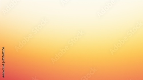 Abstract gradient background. Featuring bright yellow to soft orange transitions. Showcasing a cheerful and sunny morning concept. Ideal for summer-themed promotions or cheerful digital content