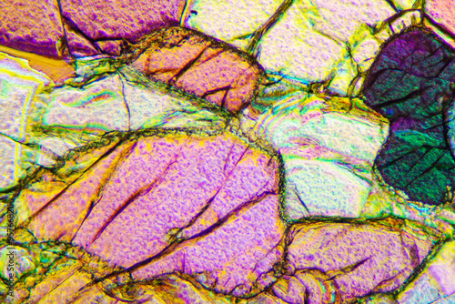 Micrograph of peridotite photo