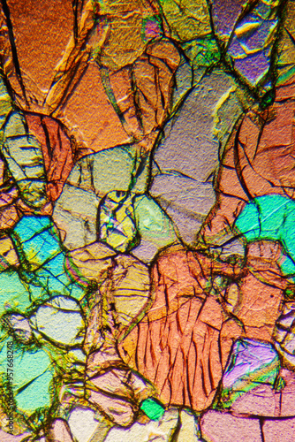 Micrograph of peridotite photo