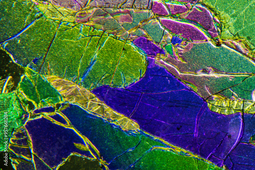 Micrograph of peridotite photo