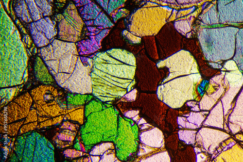 Micrograph of peridotite