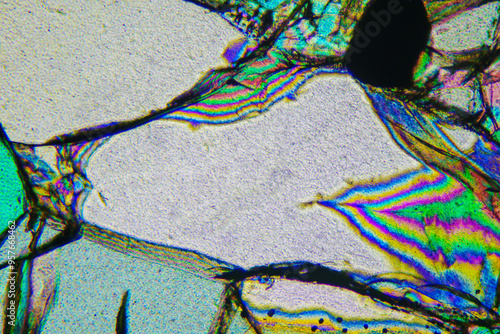 Micrograph of peridotite