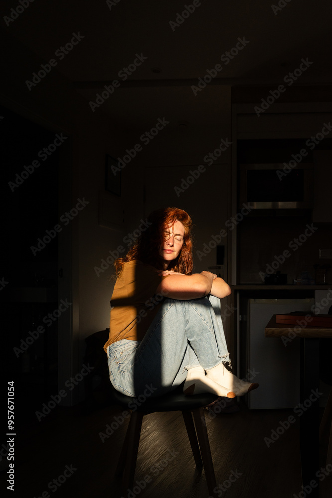 Portrait of Beautiful woman in Direct Light
Portrait of Beautiful woman in Direct Light