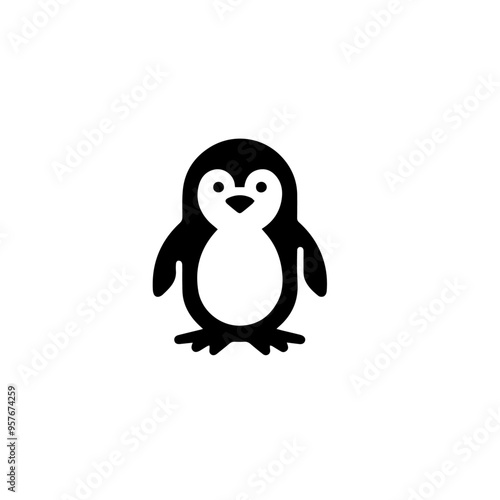 penguin vector icon.