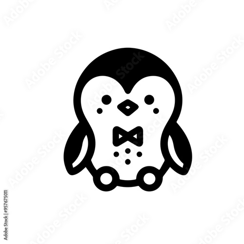 penguin vector icon.