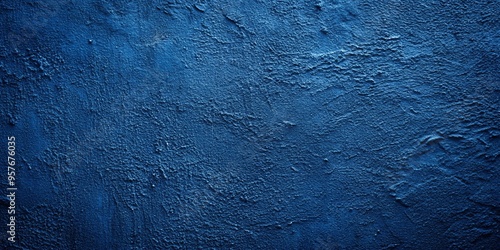 Abstract navy blue texture on cement concrete wall creating a modern and industrial background