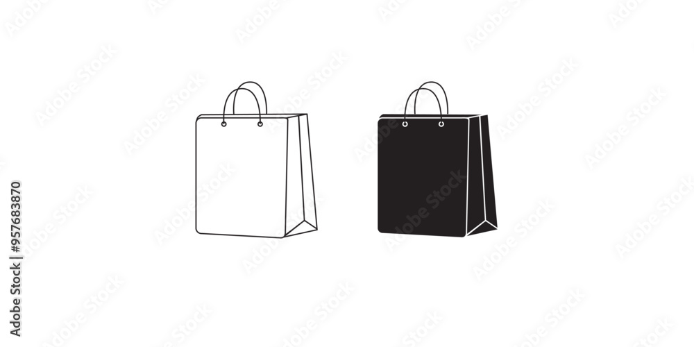 Shopping Bag Flat Icon. Pixel Perfect. For Mobile and Web. Shopping Bag Flat Icon. Pixel Perfect. For Mobile and Web.