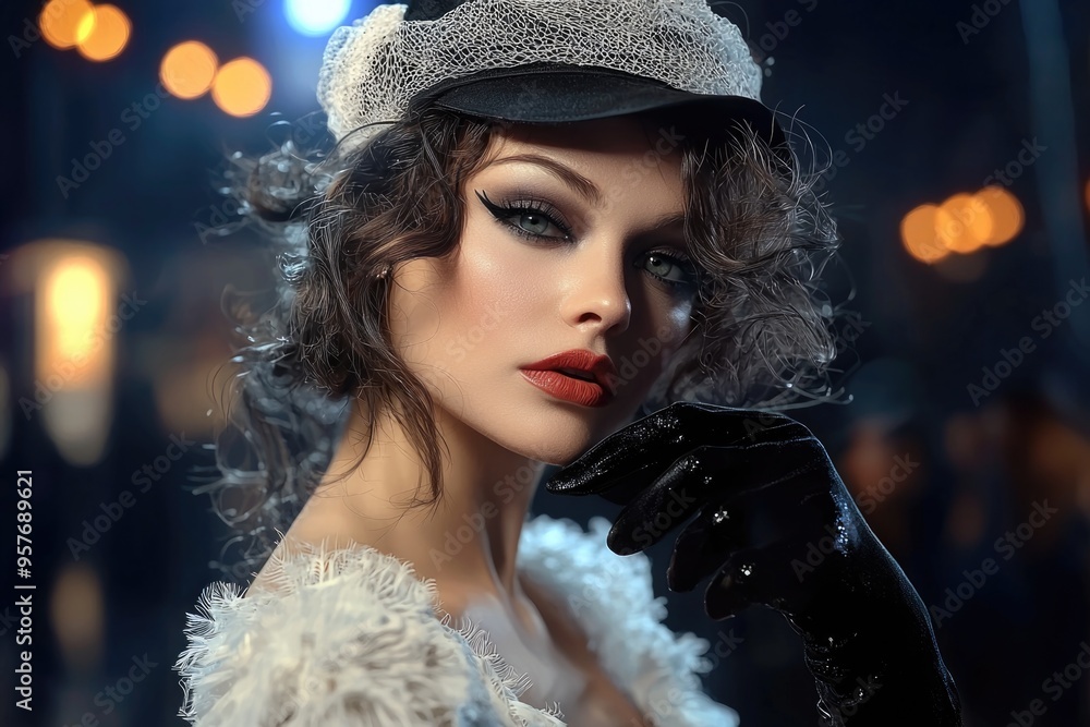 1920s flapper style: knee-length, embellished dresses, short haircuts ...