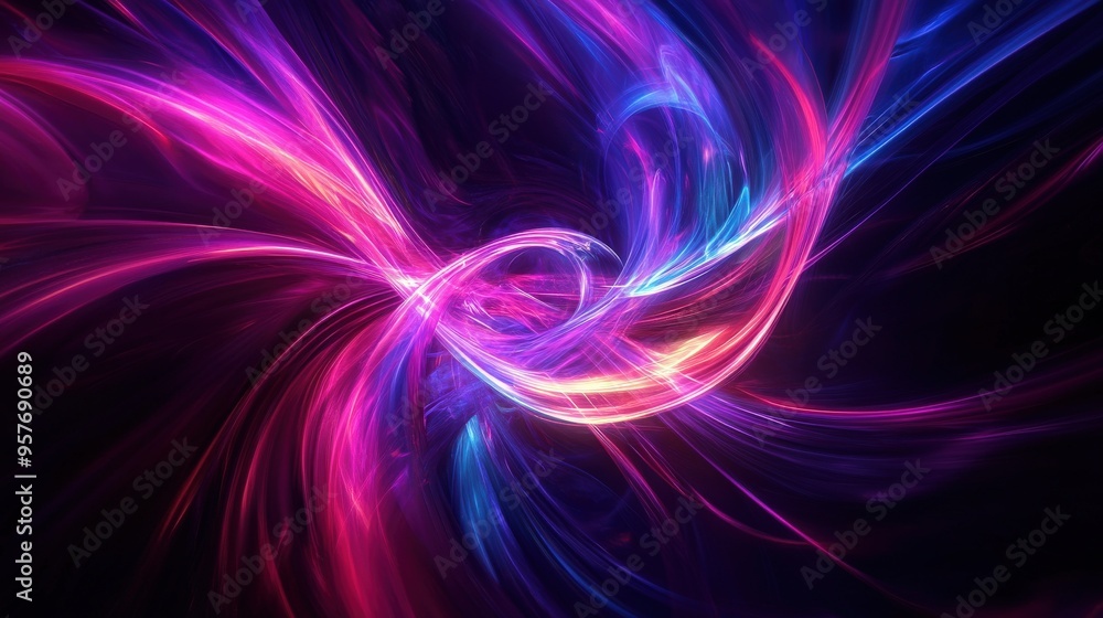 Vibrant swirl of colors intertwining in a mesmerizing abstract pattern, perfect for digital art and design projects. Vibrant swirl of colors intertwining in a mesmerizing abstract pattern, perfect for digital art and design projects.