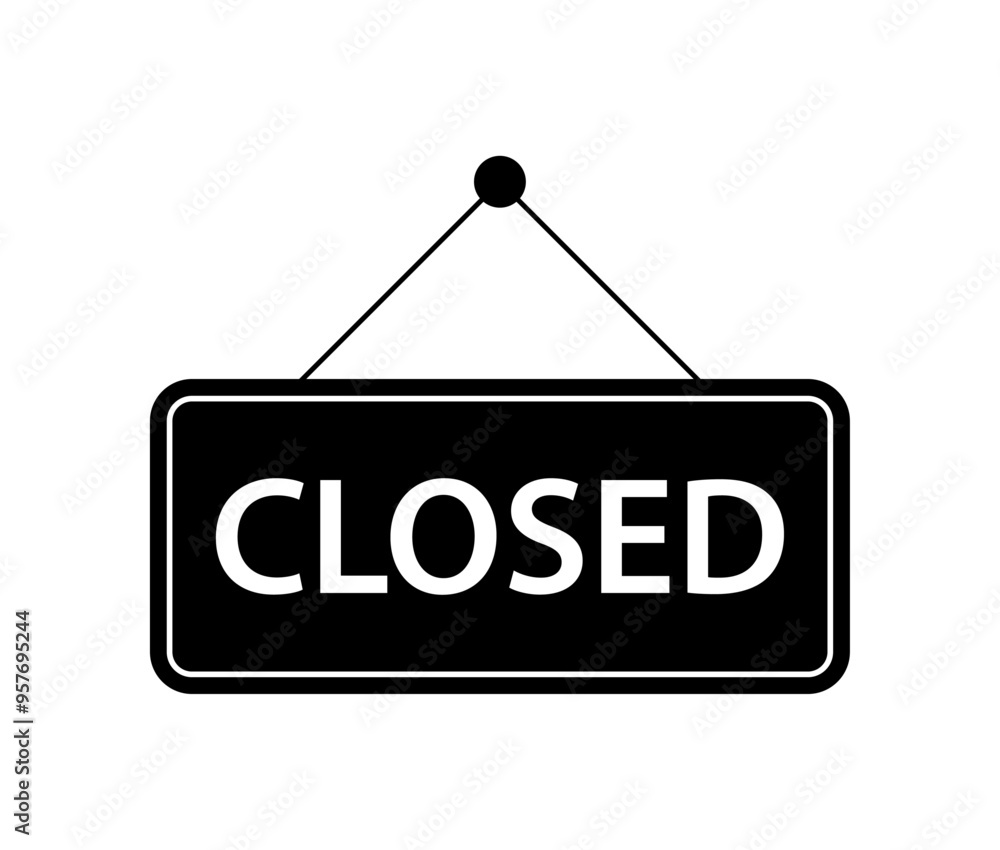 Closed sign