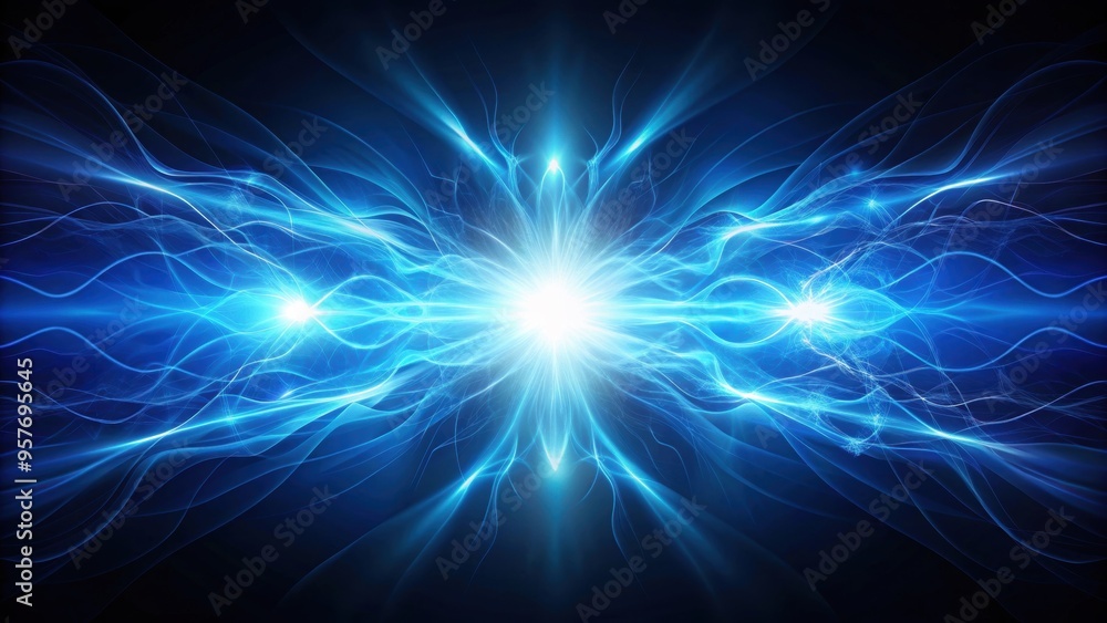 Abstract blue energy with dynamic light effects on dark background , energy, abstract, blue, dynamic, light, effects Abstract blue energy with dynamic light effects on dark background , energy, abstract, blue, dynamic, light, effects