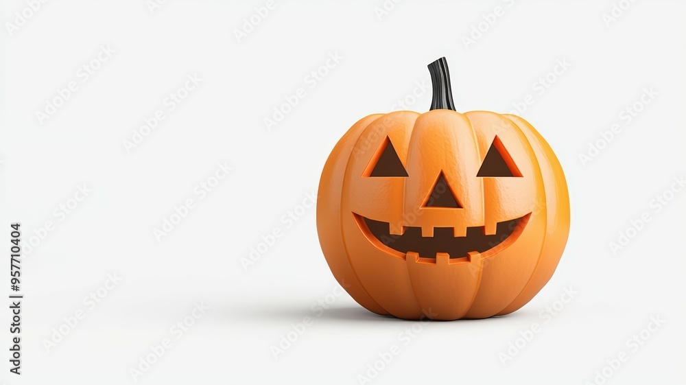 A pumpkin with a smiley face on it A pumpkin with a smiley face on it