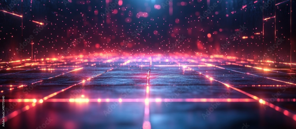 Abstract Neon Lightscape Abstract Neon Lightscape