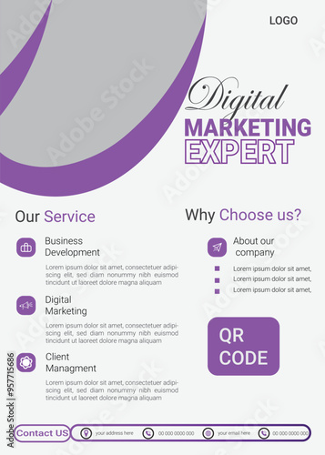 Digital marketing flyer