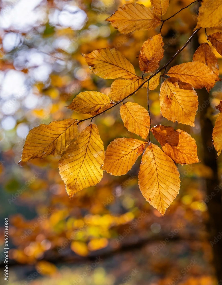 Maple leaves with an autumn feel. Maple leaves with an autumn feel.