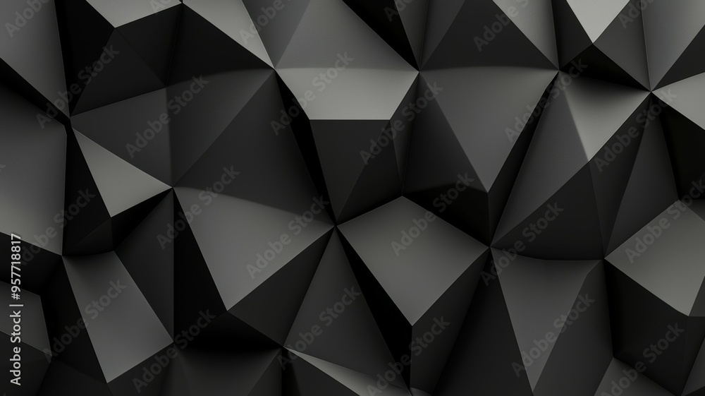 A black and white image of a pattern of triangles A black and white image of a pattern of triangles