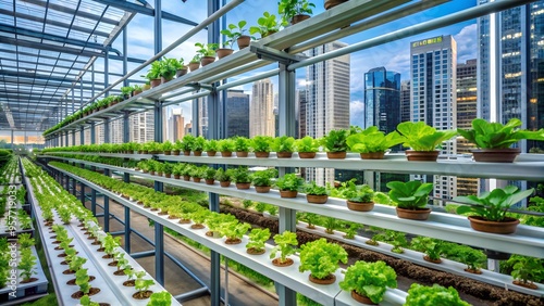 Analyze the role of hydroponics in urban agriculture , non text