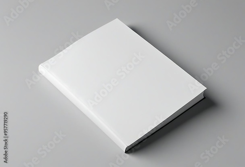 Blank Book Mockup Design 