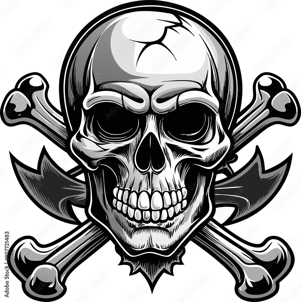 Crossbones and skull death flat png icon for apps and games. crossbone danger icon png, Crossbones and skull death flat png icon for apps and games. crossbone danger icon png,