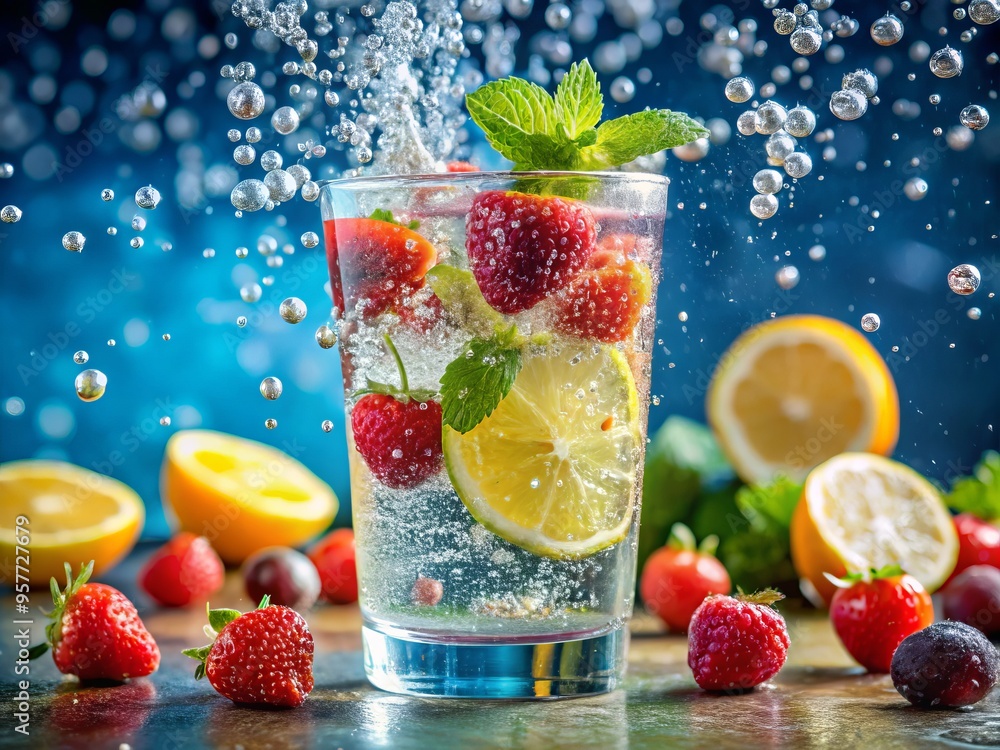 Sparkling water infused with subtle accents of flavorful oils, released ...