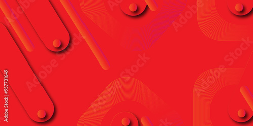 3D shadow effects and fluid gradients. Modern overlapping forms. Square shapes composition geometric abstract background.. Modern abstract dark red banner background. Vector illustration.