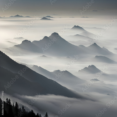 landscape with clouds