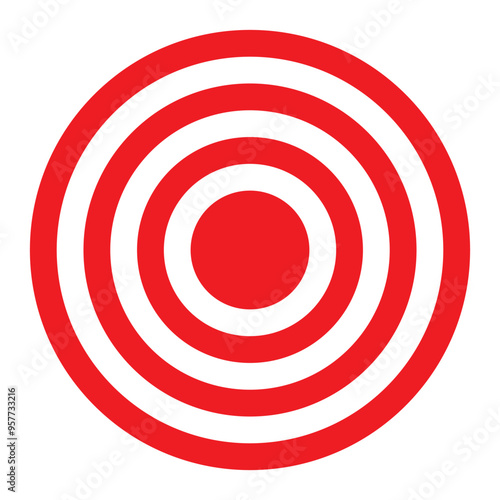 Multiple red circle design element that can be used for various designs.