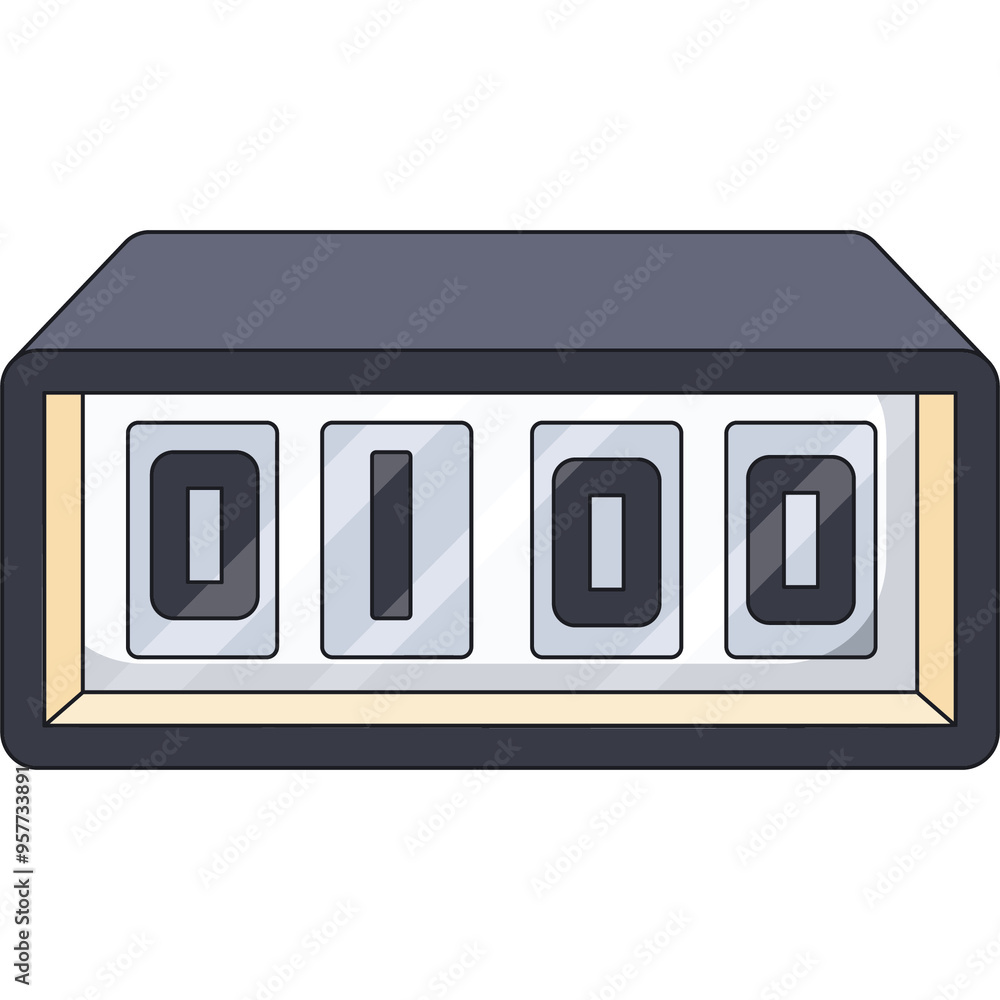 Table Clock Sticker Table Clock Sticker