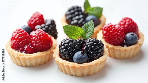 Delectable Fruit Tarts: A Burst of Flavor and Color