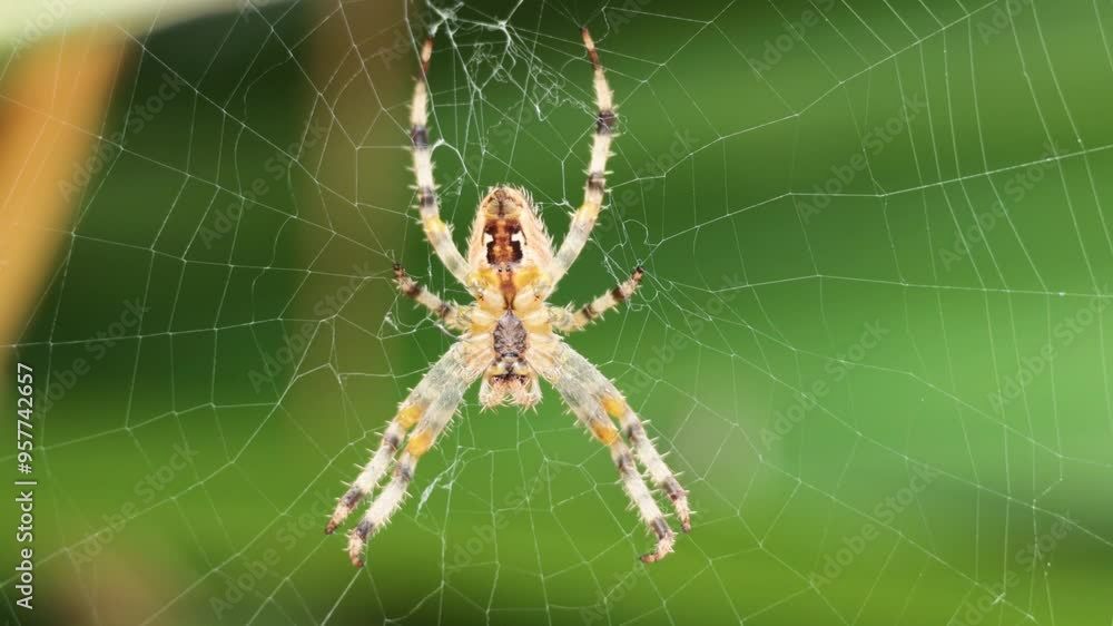 Spider on Web in Brighton Spider on Web in Brighton
