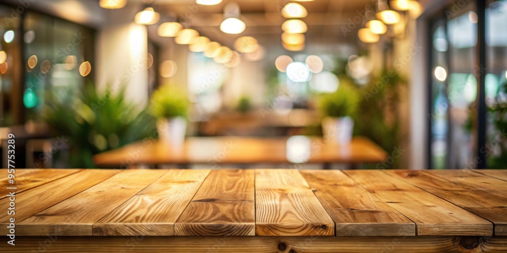 Wooden table with blurred interior background, wood, table, surface, interior, background, home, furniture, decor, design, rustic, vintage Wooden table with blurred interior background, wood, table, surface, interior, background, home, furniture, decor, design, rustic, vintage