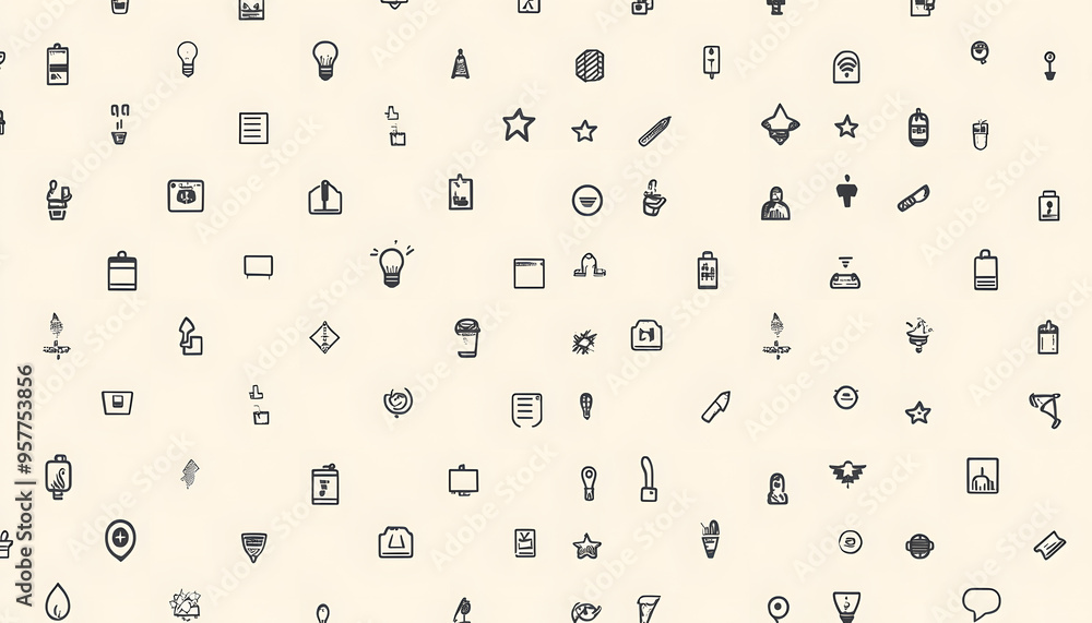 Repeating small icons, like stars, dots, or simple symbols, evenly spaced on a neutral background for a subtle pattern. Repeating small icons, like stars, dots, or simple symbols, evenly spaced on a neutral background for a subtle pattern.