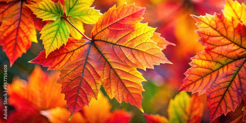 Vivid close-up of colorful autumn leaves , foliage, vibrant, fall, seasonal, red, orange, yellow, nature, vibrant Vivid close-up of colorful autumn leaves , foliage, vibrant, fall, seasonal, red, orange, yellow, nature, vibrant