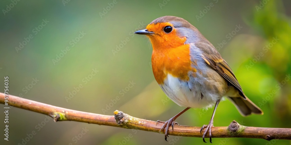 A close-up shot of a robin perched on a branch in a natural setting, robin, bird, branch, wildlife, nature, outdoors