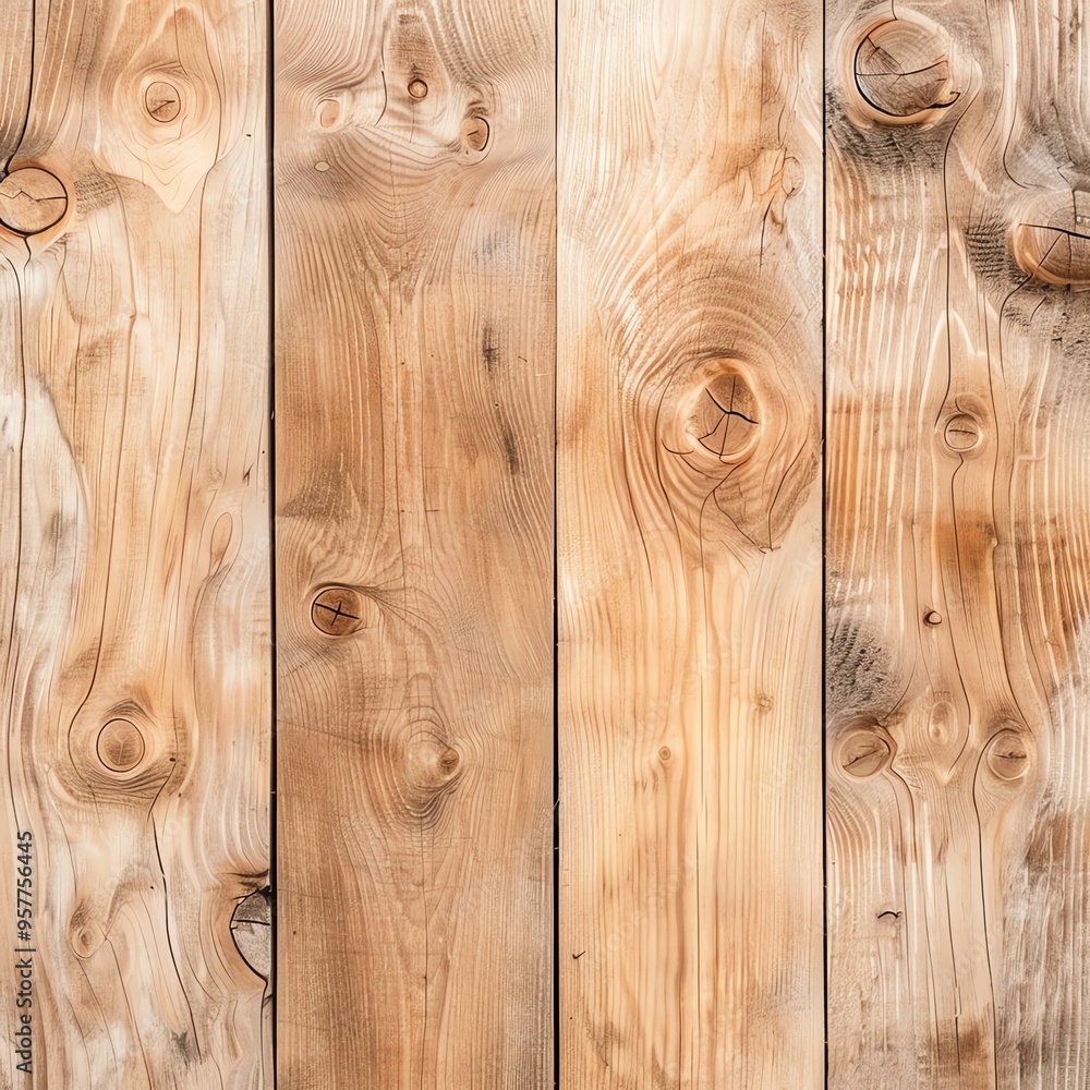Close-up of light wooden planks with natural texture and grain patterns, perfect for backgrounds and design projects. Close-up of light wooden planks with natural texture and grain patterns, perfect for backgrounds and design projects.