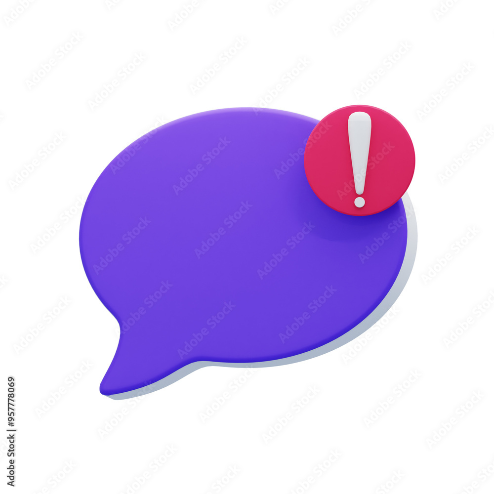 Bubble Chat 3D Icon
Bubble Chat 3D Icon