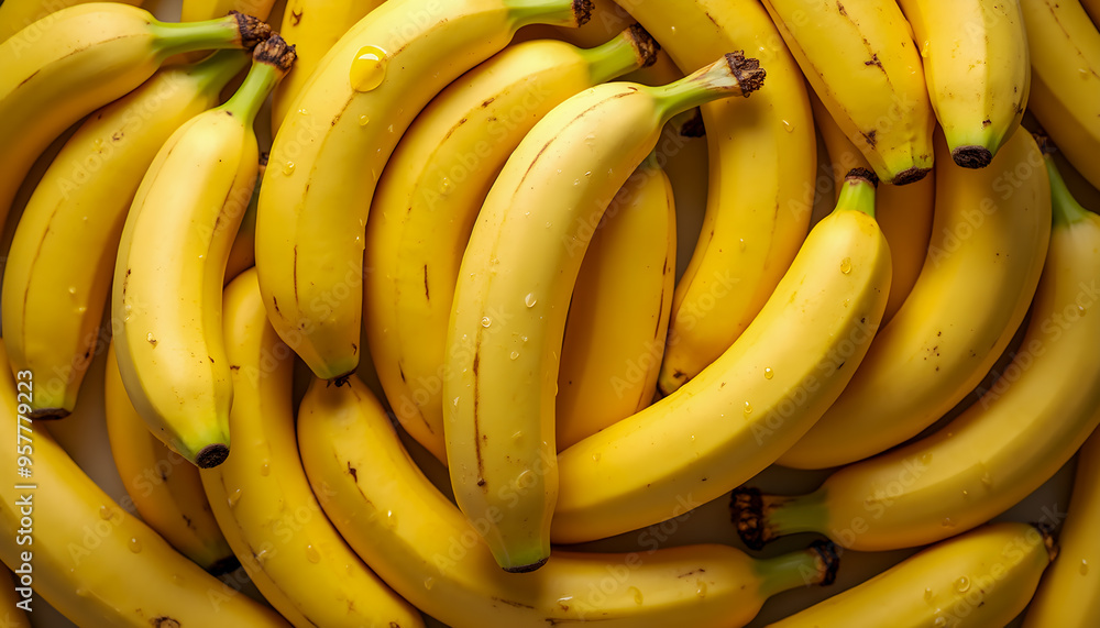 Close Up of Yellow Bananas. Close Up of Yellow Bananas.