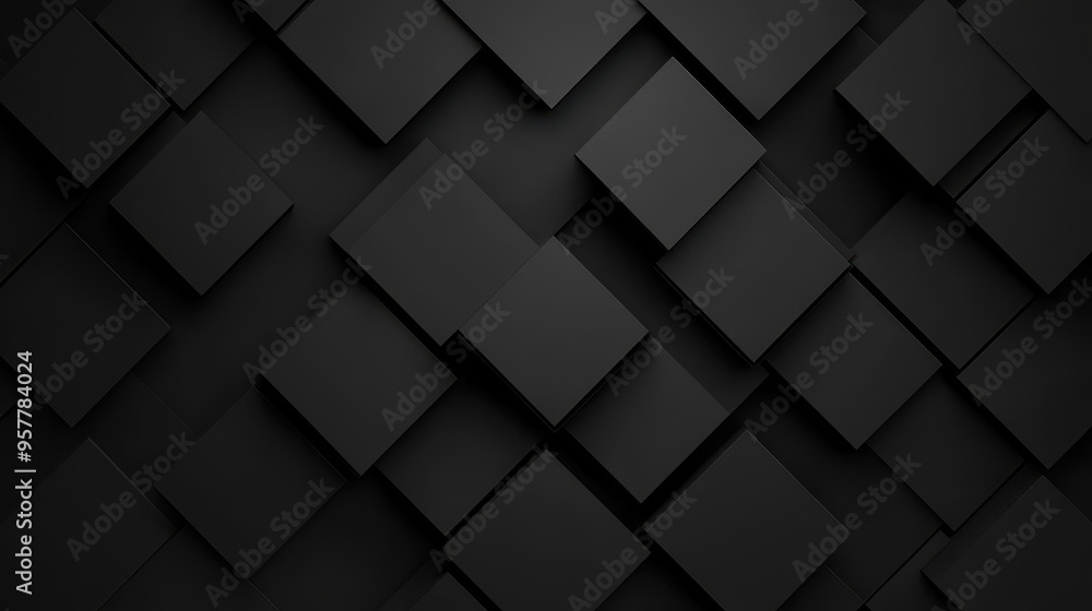 custom made wallpaper toronto digitalExperience luxury with this modern abstract design featuring geometric shapes on a sleek dark background, perfect for tech themes.