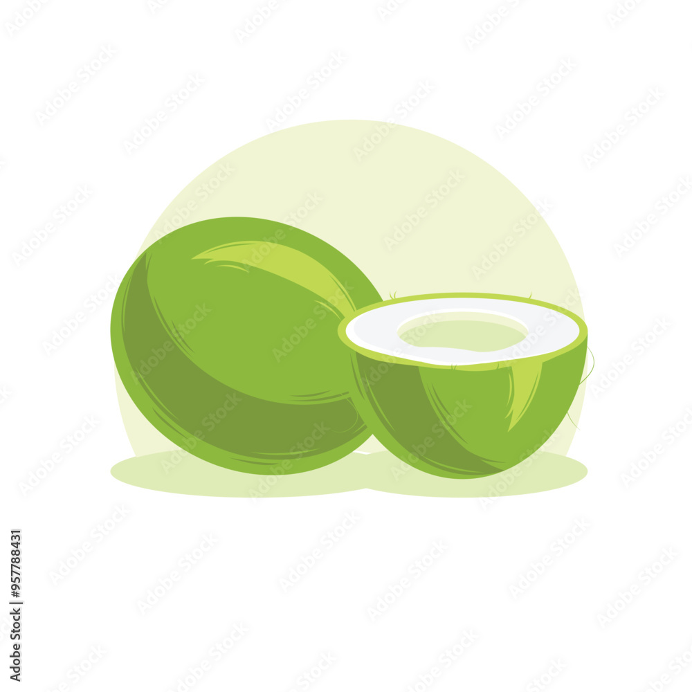 Fresh Young Coconut with Fresh Water Coconut Fresh Young Coconut with Fresh Water Coconut