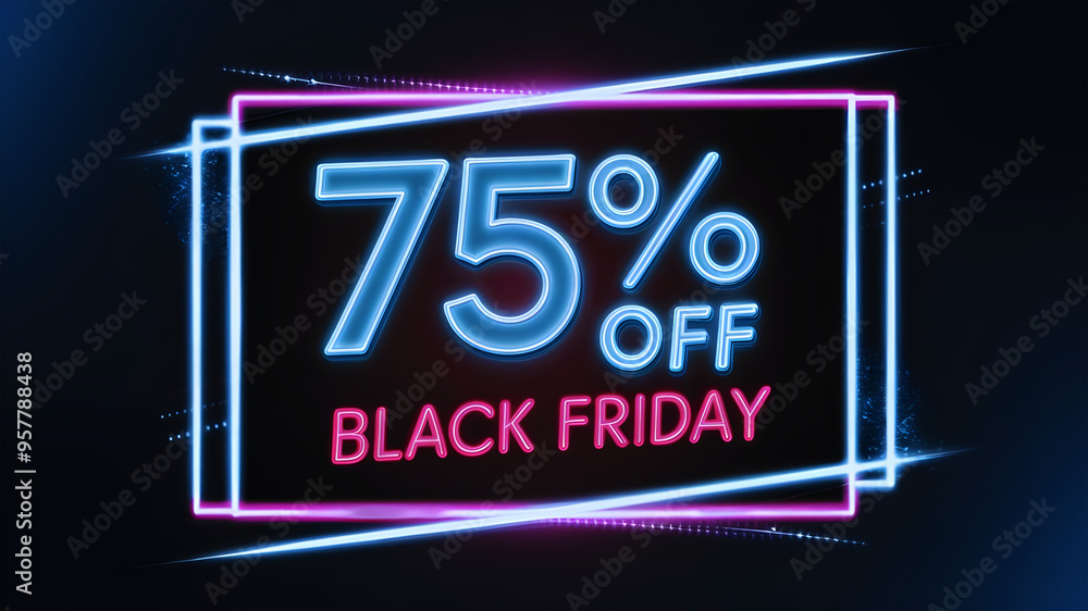 Obraz premium Black Friday Deals: Up to 75% Off!.