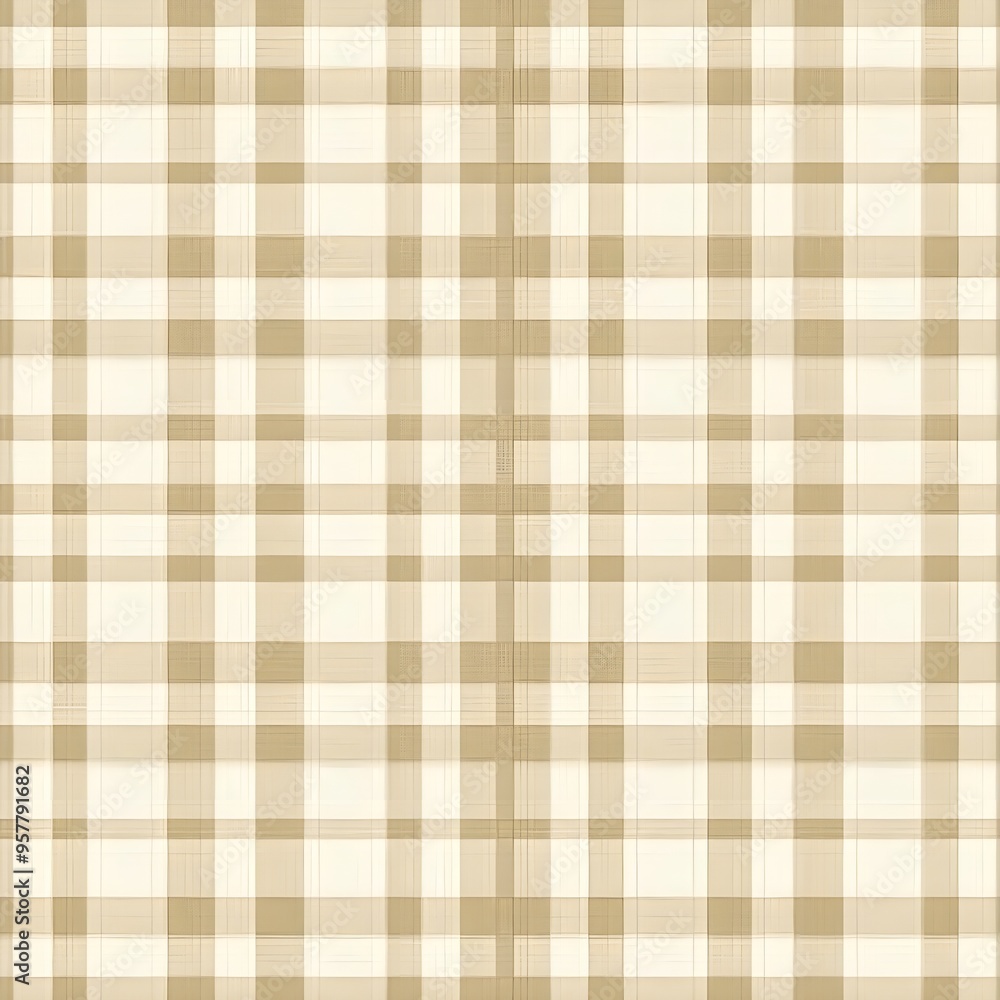 brown checkered Pattern wallpaper. Generative ai brown checkered Pattern wallpaper. Generative ai