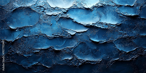 Abstract blue and textured background.