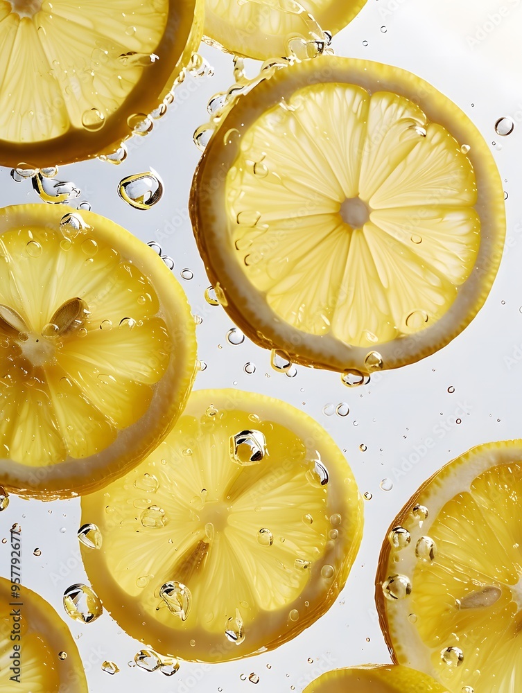 Falling lemon isolated on white background, lemon in the air Falling lemon isolated on white background, lemon in the air
