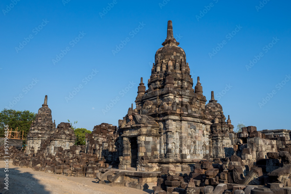 Sewu temple or called Candi Sewu at sunset, part of Prambanan Hindu temple, located on Klaten, Indonesia Sewu temple or called Candi Sewu at sunset, part of Prambanan Hindu temple, located on Klaten, Indonesia