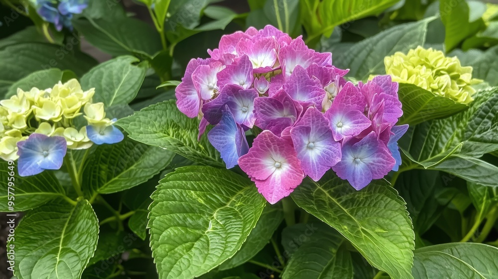 The Vibrant Beauty of Hydrangeas in Full Bloom The Vibrant Beauty of Hydrangeas in Full Bloom