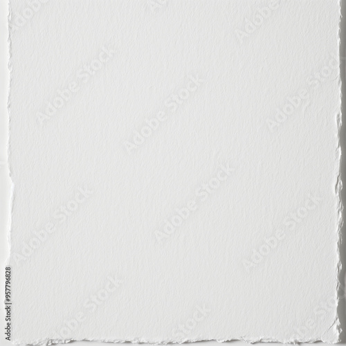 White watercolor paper texture background clean white blank canvas