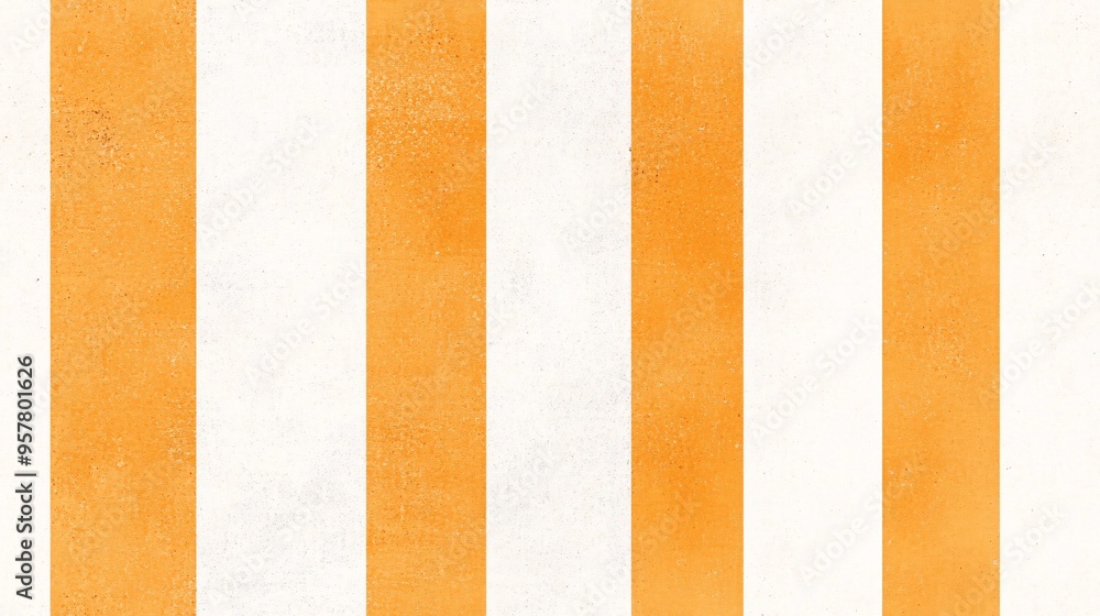 seamless pattern Orange and White Stripes: Abstract Minimalist Background  
