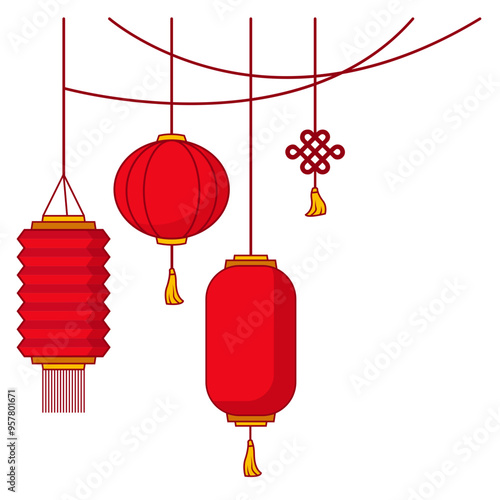 Chinese New Year Lantern Decoration