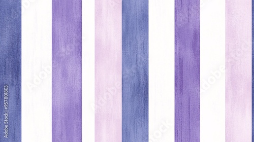 Pastel Serenity: Watercolor Stripes in Lilac and Lavender 